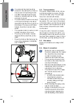 Preview for 14 page of Nilfisk-Advance Nommo Directions For Use Manual