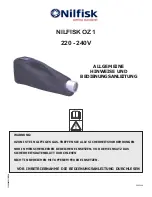 Предварительный просмотр 9 страницы Nilfisk-Advance OZ 1 Information & Operating Instructions