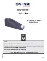 Предварительный просмотр 57 страницы Nilfisk-Advance OZ 1 Information & Operating Instructions