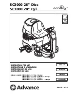 Preview for 1 page of Nilfisk-Advance SC3000 Instructions For Use Manual