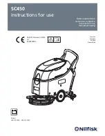 Nilfisk-Advance SC450 Instructions For Use Manual preview