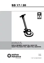 Preview for 2 page of Nilfisk-Advance SD 17 Instructions For Use Manual