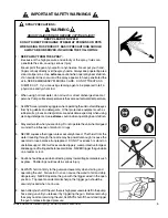 Preview for 5 page of Nilfisk-Advance SelectSpray 1500EH Instructions For Use And Parts List