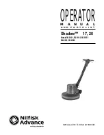 Preview for 2 page of Nilfisk-Advance Shadow 17 Operator'S Manual And Parts List