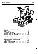 Preview for 3 page of Nilfisk-Advance SR 1000 B Operator'S Manual