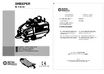 Nilfisk-Advance SR 1500H B Use And Maintenance Manual preview