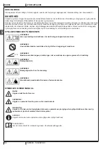 Preview for 54 page of Nilfisk-Advance SW4000 Quick Start Manual