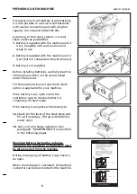 Preview for 8 page of Nilfisk-Advance SW700B Operator'S Manual