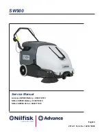 Preview for 1 page of Nilfisk-Advance SW900 Service Manual