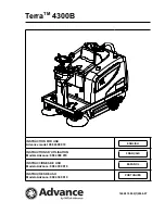 Preview for 1 page of Nilfisk-Advance Terra 4300B 908 4309 010 Instructions For Use Manual