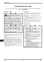 Preview for 4 page of Nilfisk-Advance VHS110N1 CR Instruction Manual