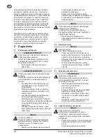 Предварительный просмотр 134 страницы Nilfisk-ALTO AERO 21 Operating Instructions Manual