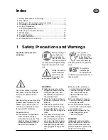 Preview for 3 page of Nilfisk-ALTO C 120.1 User Manual