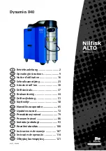 Nilfisk-ALTO Dynamics 840 (Dutch) Operating Instructions Manual preview