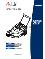 Nilfisk-ALTO FLOORTEC 350 User Manual preview