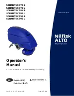 Nilfisk-ALTO Scrubtec 770 L Operator'S Manual preview