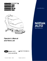 Nilfisk-ALTO SCRUBTEC 866 Operator'S Manual And Parts List preview