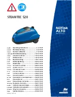 Nilfisk-ALTO STEAMTEC 520 Operating Instructions Manual предпросмотр