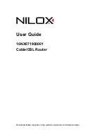 Предварительный просмотр 1 страницы Nilox 16NX071900001 User Manual