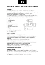 Preview for 12 page of Nilox 4K NAKED User Manual