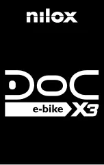 Nilox DOC E-BIKE X3 Manual предпросмотр