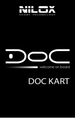 Предварительный просмотр 1 страницы Nilox DOC KART Manual