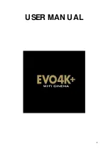 Nilox EVO4K+ User Manual предпросмотр