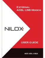 Предварительный просмотр 1 страницы Nilox MOD-ADSL-USBLK User Manual