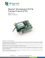 Preview for 1 page of NimbeLink Skywire NL-SW-1xRTT-V Manual