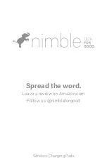 nimble Wireless Pad User Manual preview