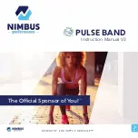 Nimbus Water Systems cm2 Pulse BAND Instruction Manual предпросмотр