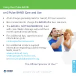 Предварительный просмотр 11 страницы Nimbus Water Systems cm2 Pulse BAND Instruction Manual