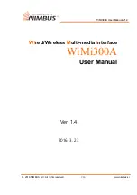 Nimbus Water Systems WiMi300A User Manual preview