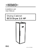 Preview for 1 page of NIMO ECO Dryer 2.0 HP Installation And User Manual