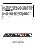 Preview for 33 page of ninco4rc 8428064930521 User Handbook Manual