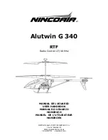 Предварительный просмотр 1 страницы NINCOAIR Alutwin G 340 User Handbook Manual