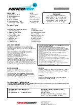 Предварительный просмотр 9 страницы NINCOAIR EC-135 EUROCOPTER G 180 PALM G Handbook