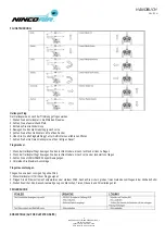 Предварительный просмотр 9 страницы NINCOAIR NH90021 180 ALU G Handbook