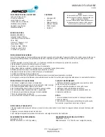 Preview for 1 page of NINCOAIR NH90045 180 SWIFT G Handbook