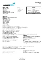 Предварительный просмотр 4 страницы NINCOAIR NH90055 180 MISSILE G Handbook