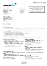 Предварительный просмотр 1 страницы NINCOAIR NH90062 200 ALU TEC G 2,4Ghz Handbook