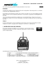 Предварительный просмотр 17 страницы NINCOAIR NH92007 RTF Manual