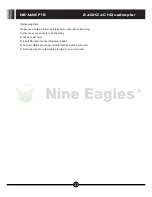 Preview for 13 page of Nine Eagles Galaxy Visitor 6 NE-MASF 15 Instruction Manual