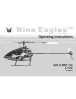 Nine Eagles SOLO PRO 126 Operating Instructions Manual preview