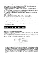 Preview for 4 page of Ningbo AF-02G Operating And Safety Instructions Manual