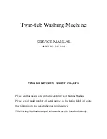 Ningbo DW-1300K Service Manual предпросмотр