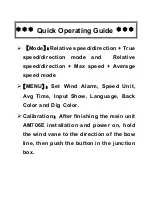 Предварительный просмотр 2 страницы Ninglu AM706-H Operation & Installation Manual