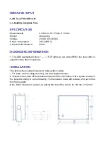 Preview for 3 page of Ninglu IR361 Operating & Installation Manual