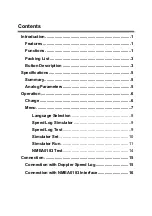 Preview for 2 page of Ninglu SIM999 Operation Manual