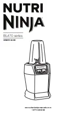 Ninja BL470 series Owner'S Manual preview
